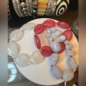 Lot of 3 Beaded Bracelets Lot # 470